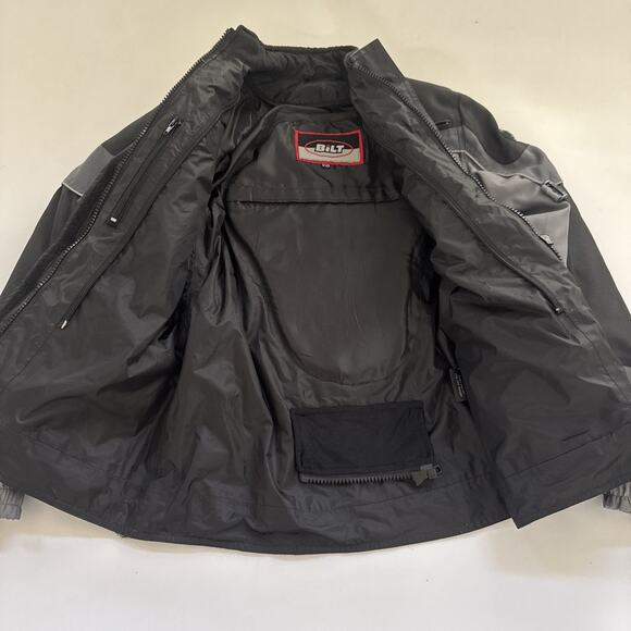 Bilt Armor Padded Full Zip Motorcycle Riding Jacket Womens XS READ - Picture 4 of 13